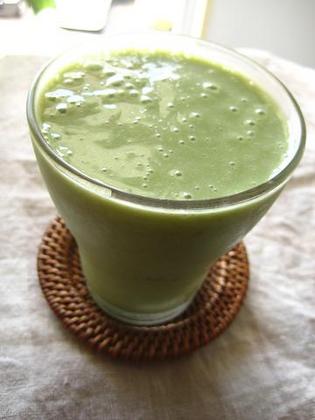 Barley Grass Powderシェイク.JPG