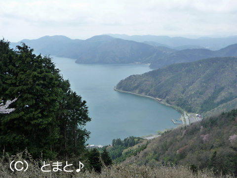 賤ヶ岳古戦場から琵琶湖を望む