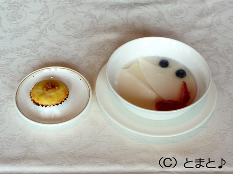 杏仁豆腐と自家製香港菓子