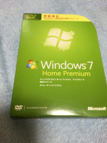 Windows7 Home Premium（パッケージ版）