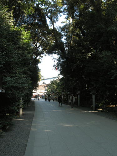 2011年2月3日　寒川神社参道