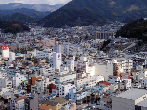 宇和島城からの眺め