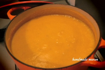 バターナッツかぼちゃのスープ2