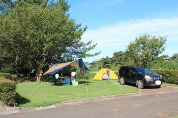 御所の台オートキャンプ場テントサイト