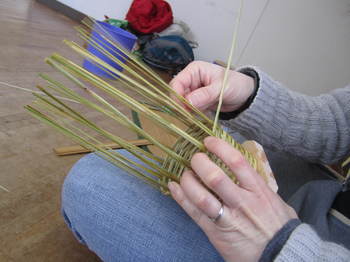 竹花入れ作り