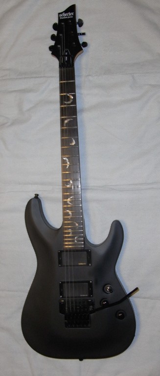 SCHECTER DAMIEN エレキギターシェクター コウモリインレー 蝙蝠