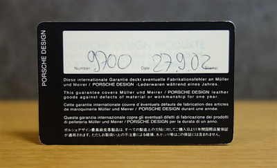 ポルシェ財布保障カード裏2002.JPG
