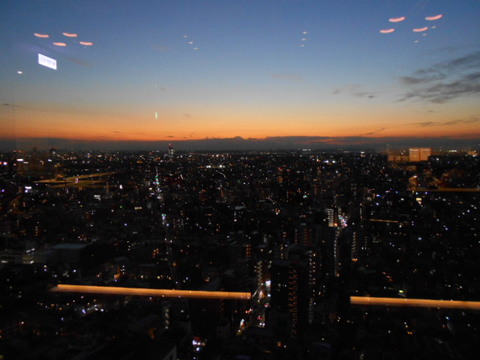 キャロットタワー夜景