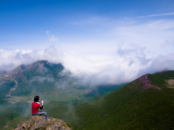 大船山の山頂より