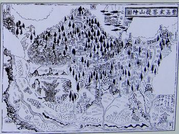 求菩提山絵図（明和元年）