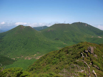 平治岳、北大船山、大船山