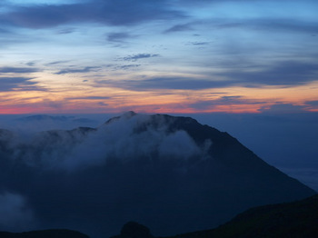 大船山 from 天狗ヶ城 pm4.35