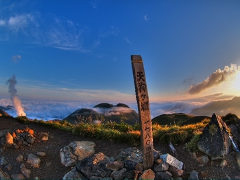 山頂の様子