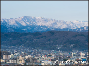 奥秩父山塊の山並み