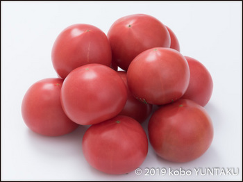 鹿沼産の赤く熟したトマト