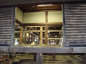 2009年5月川越城本丸御殿保存修理中1.jpg