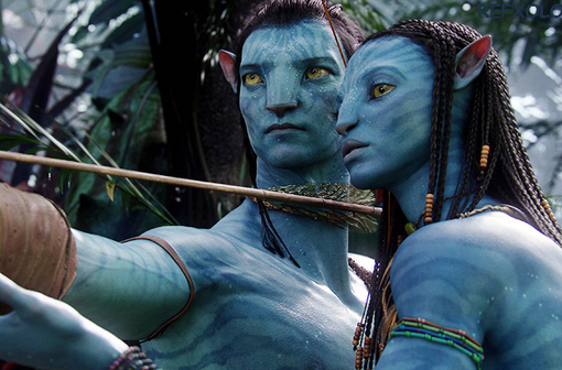 AVATAR Sam Worthington and Zoe Saldana