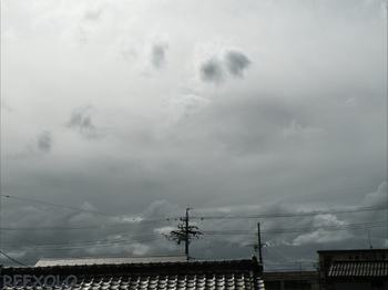 台風一過南の空