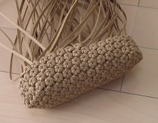 花結び編みバッグ３段目