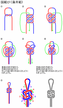knots-国結び(藻井結)Plafond Knot.GIF