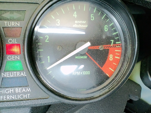 BMW r100rs 2本サス アンメーター