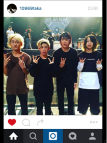 Takaのインスタグラム2015.12.15