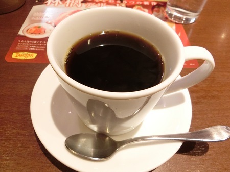デニーズ　食後のホットコーヒー