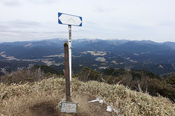 高畑山頂上