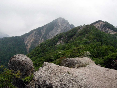 鎌尾根から鎌ヶ岳