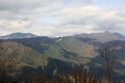 野登山から鈴鹿中部の山々