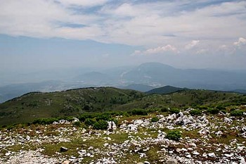 霊仙山から伊吹山