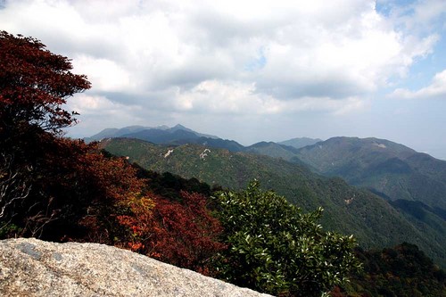 仙ヶ岳　東峰から鈴鹿中部