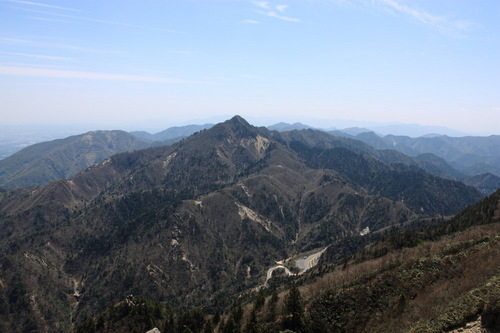 見晴台から鎌ヶ岳