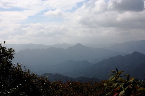 明星ヶ岳　西峰から錫杖ヶ岳