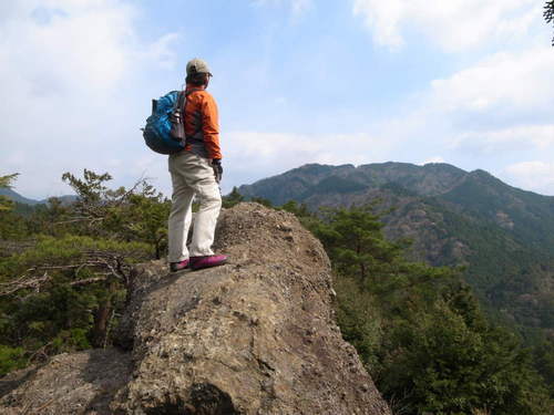 羽黒山稜線から明星ヶ岳