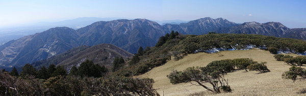 入道ヶ岳山頂から