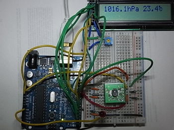 SCP1000-Arduino layout