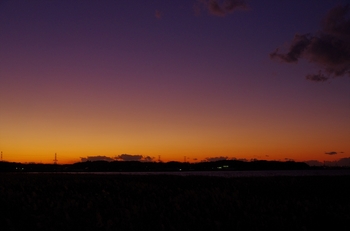 手賀沼の夕景2