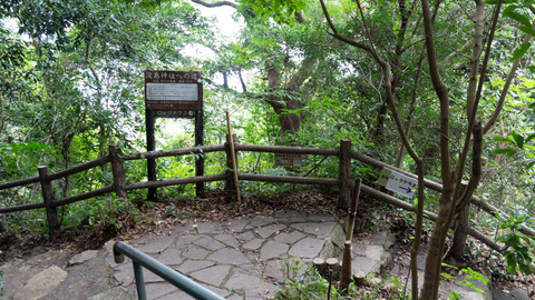 ロックテラスへの分岐点