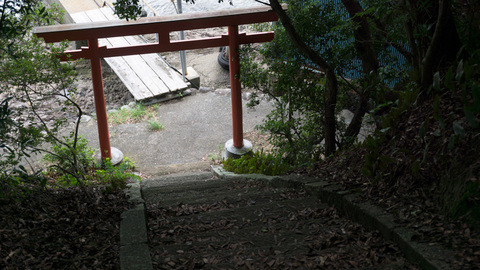 弁天島神社の階段