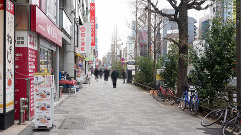 壁ドンの本のお店があった付近