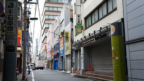 閉店が相次いだ