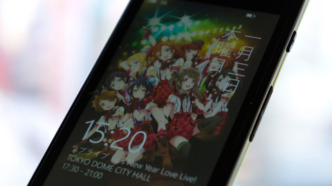 WindowsPhone壁紙をラブライブ！仕様に