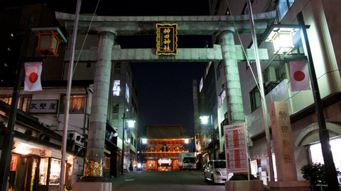 神田明神の夜景