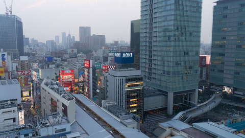 夕暮れの秋葉原