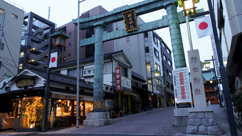 神田明神の鳥居