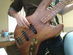 Playig bass