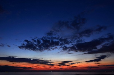 天神崎の夕景