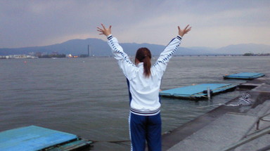 琵琶湖とうちゃーく！