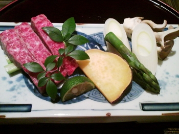 2012.02.19　嵯峨沢館　お夕飯